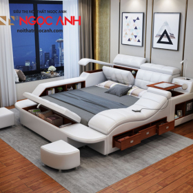 Giường ngủ massage thông minh nhiều chức năng, Model GIM-F1000