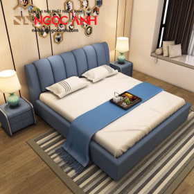 Giường ngủ bọc da thiết kế hiện đại, LUX X2