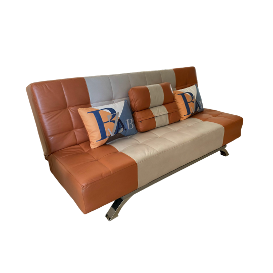 Sofa nệm thư giãn phối màu thanh lịch, giúp không gian phòng khách trông thật thư giãn và nhẹ nhàng