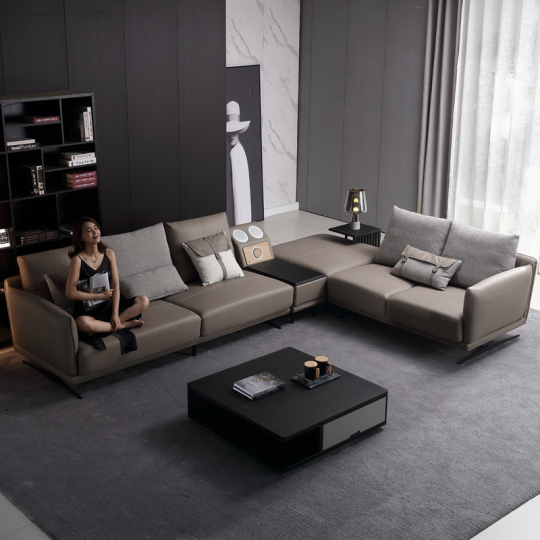 Sofa da thời trang tích Hợp Loa Hiện Đại,  thuyết phục khách hàng ngay từ ánh nhìn đầu tiên