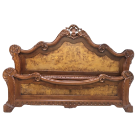Giường ngủ gỗ đẹp, phong cách cổ điển, mang sắc nâu đặc biệt, nhẹ nhàng, đẹp sang trọng