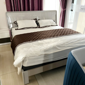 Giường ngủ hiện đại nhập khẩu #202, cho không gian phòng ngủ thật sự ấm cúng