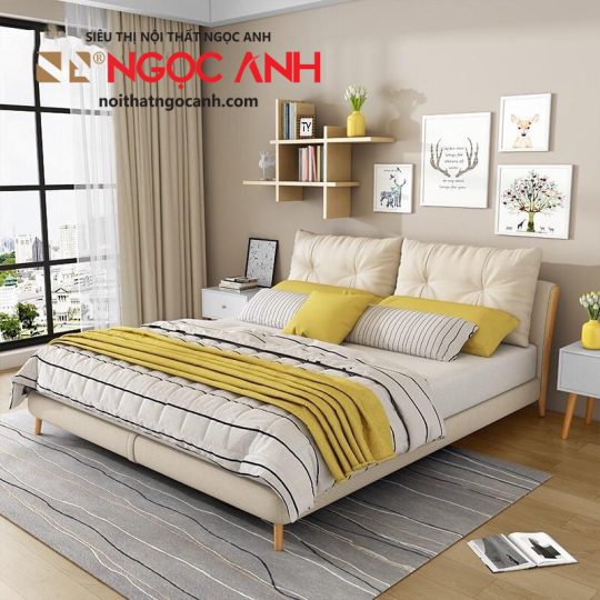 Giường ngủ phong cách tối giản, hiện đại, hợp thời trang, FUNI ONE